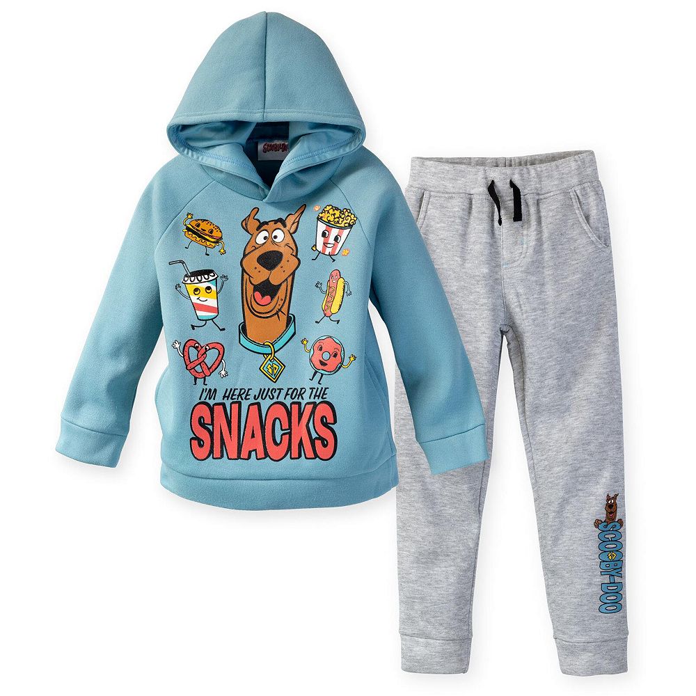 Мужское флисовое худи и брюки Scooby Doo для малышей
