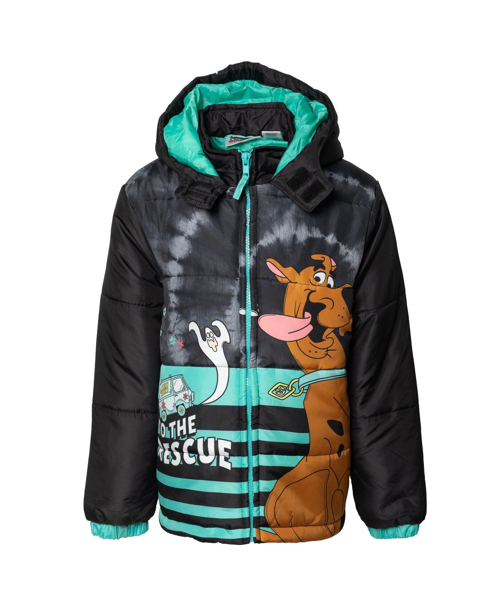 Зимняя куртка Scooby Doo Boys Warner Bros. Zip Up Puffer Jacket