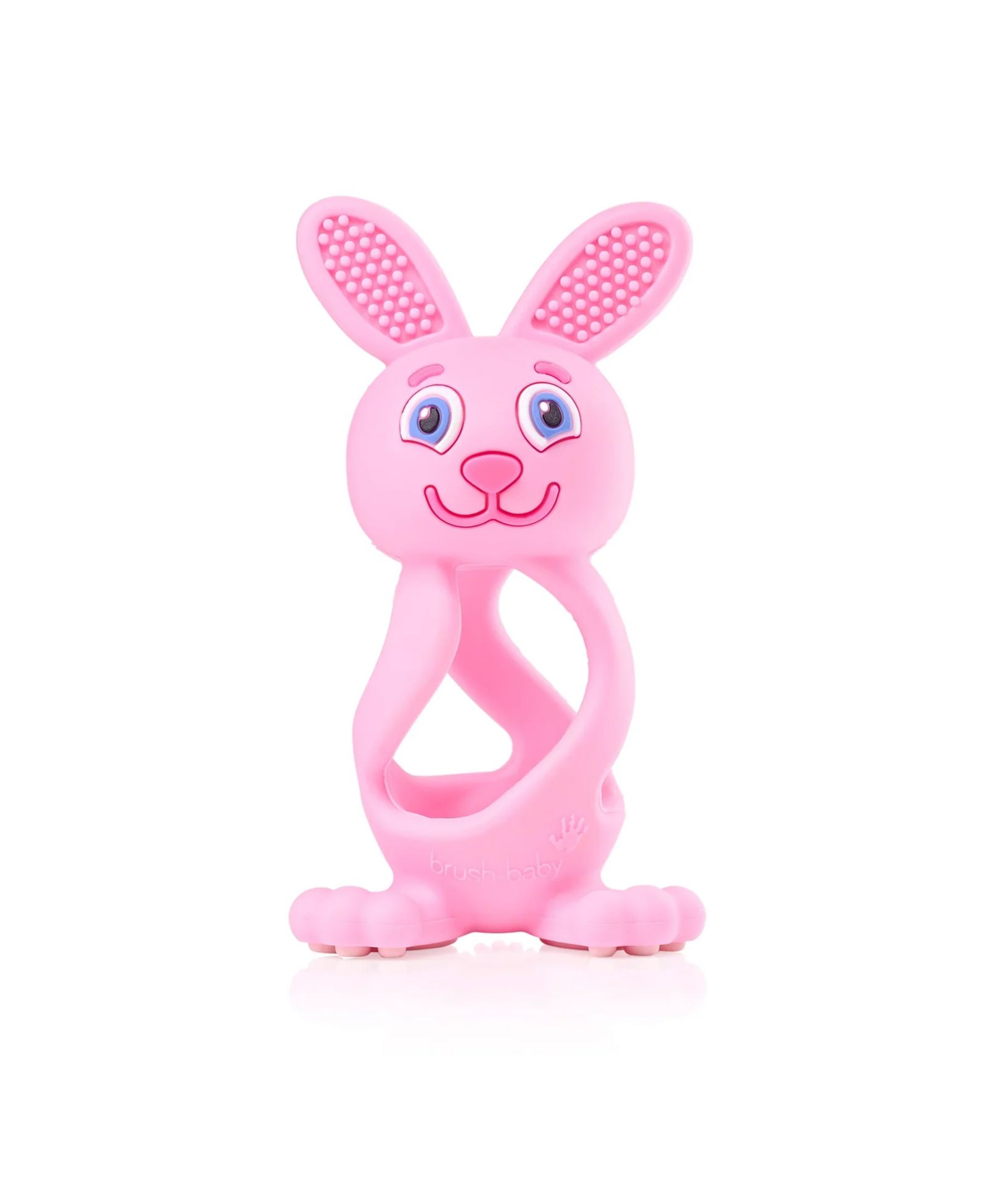 Brush-Baby Bobbie Bunny детский прорезыватель Rose Pink