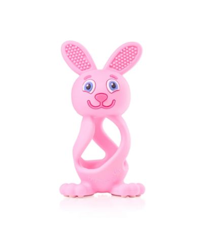 Brush-Baby Bobbie Bunny детский прорезыватель Rose Pink