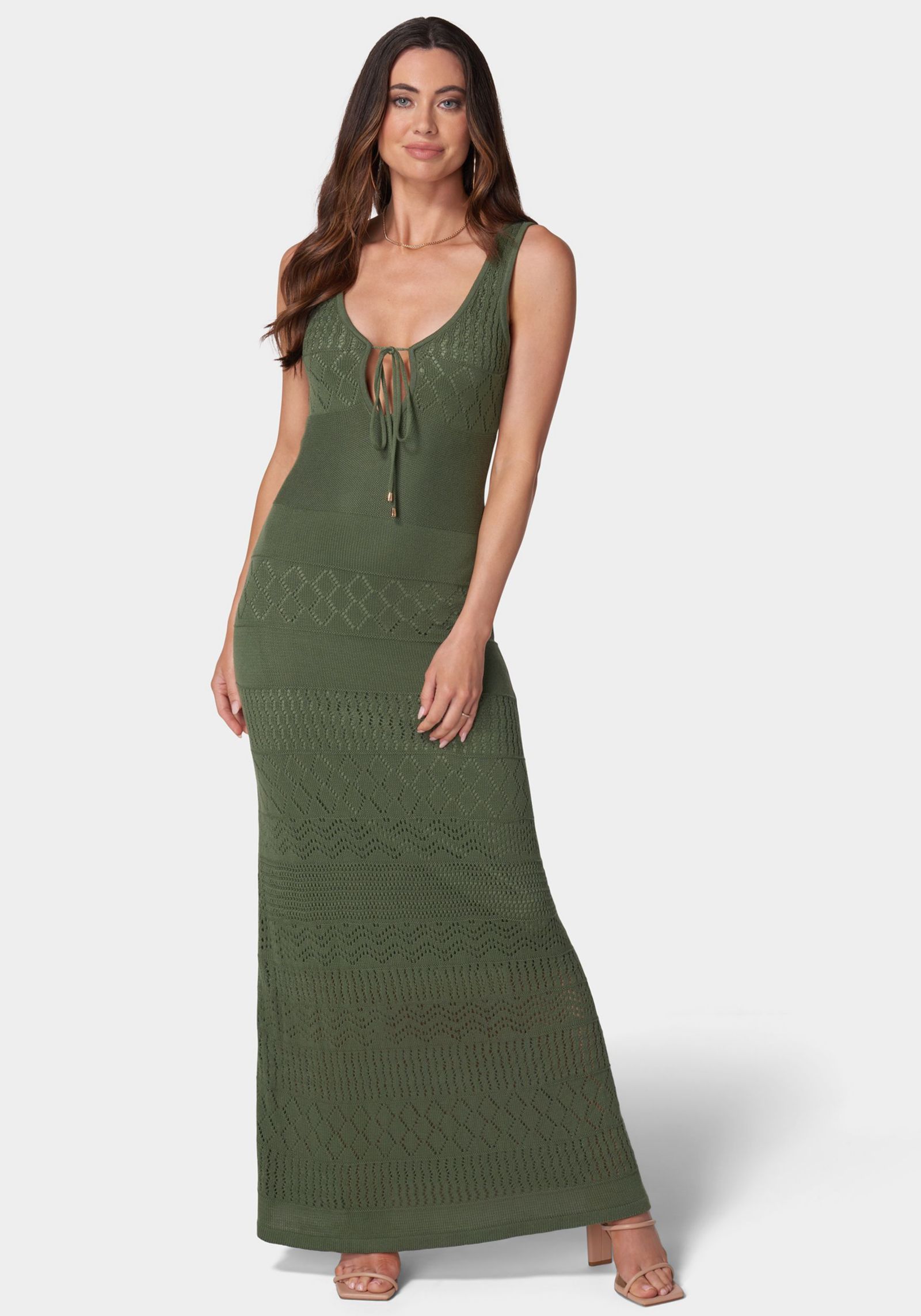 Женское платье Bebe Crochet Maxi Tank