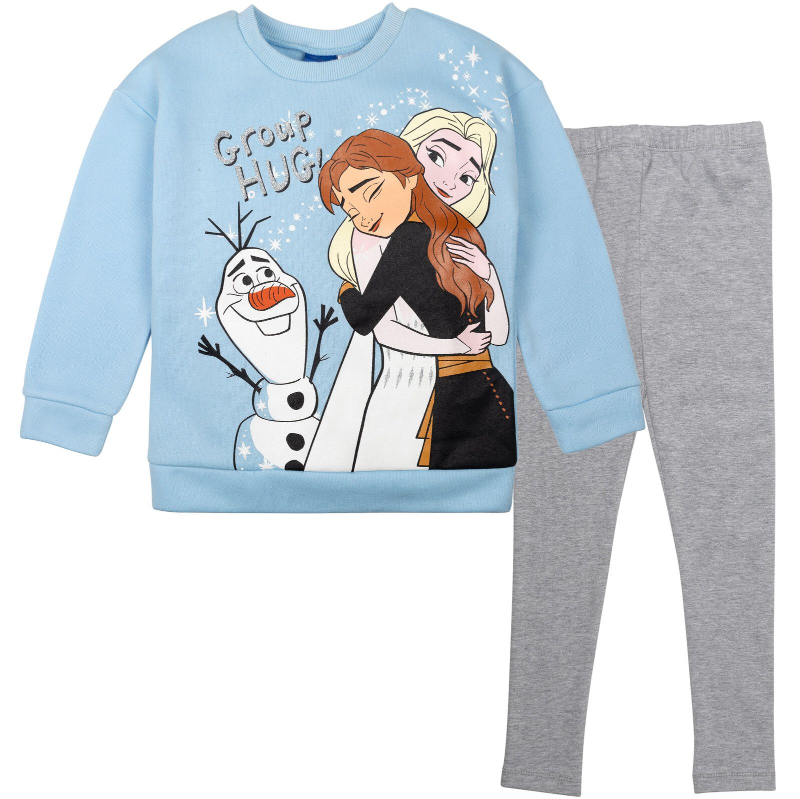 Frozen Disney Детский Sweatshirt and Leggings Outfit Set
