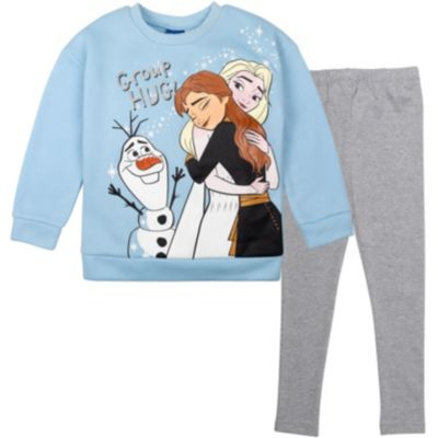 Frozen Disney Детский Sweatshirt and Leggings Outfit Set