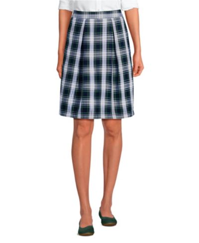 Lands' End Women's Plaid Skort Top of Knee