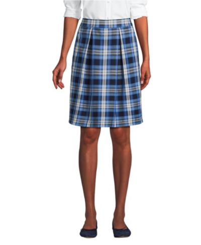 Clear blue plaid