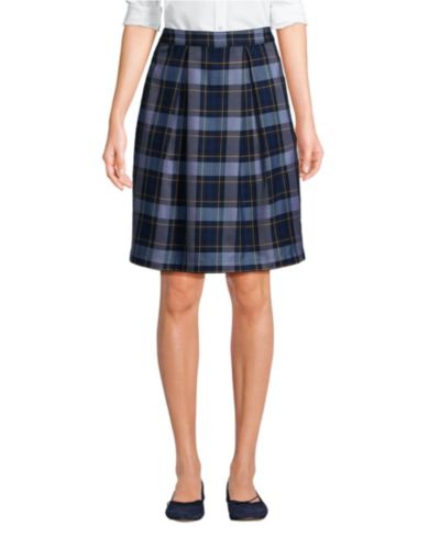 Classic navy plaid