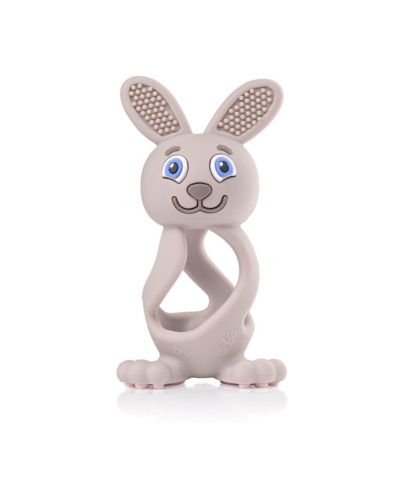 Прорезыватель для малышей Brush-Baby Bobbie Bunny Cappuccino Grey