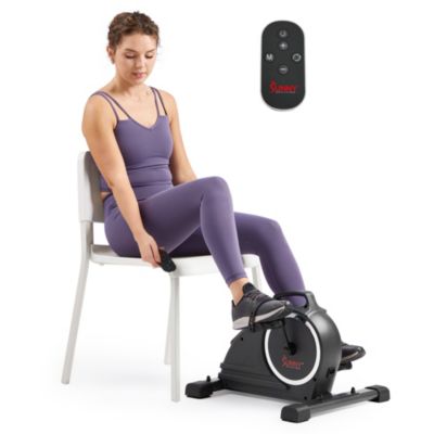 Sunny Health & Fitness SMART Моторизованный эллиптический тренажер под стол, Bluetooth