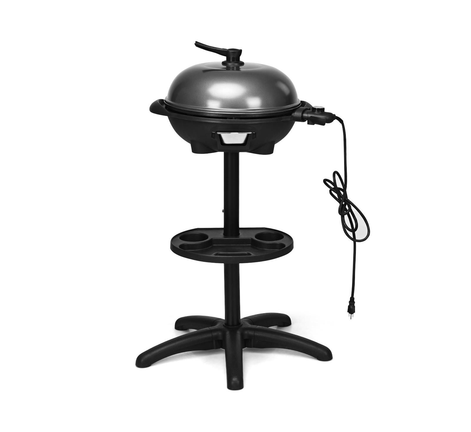 1350 W Outdoor Electric BBQ Grill with Removable Stand