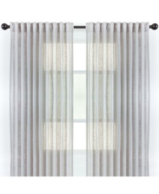 Chanasya Premium 2-Panel Soft Textured Semi Sheer Curtains