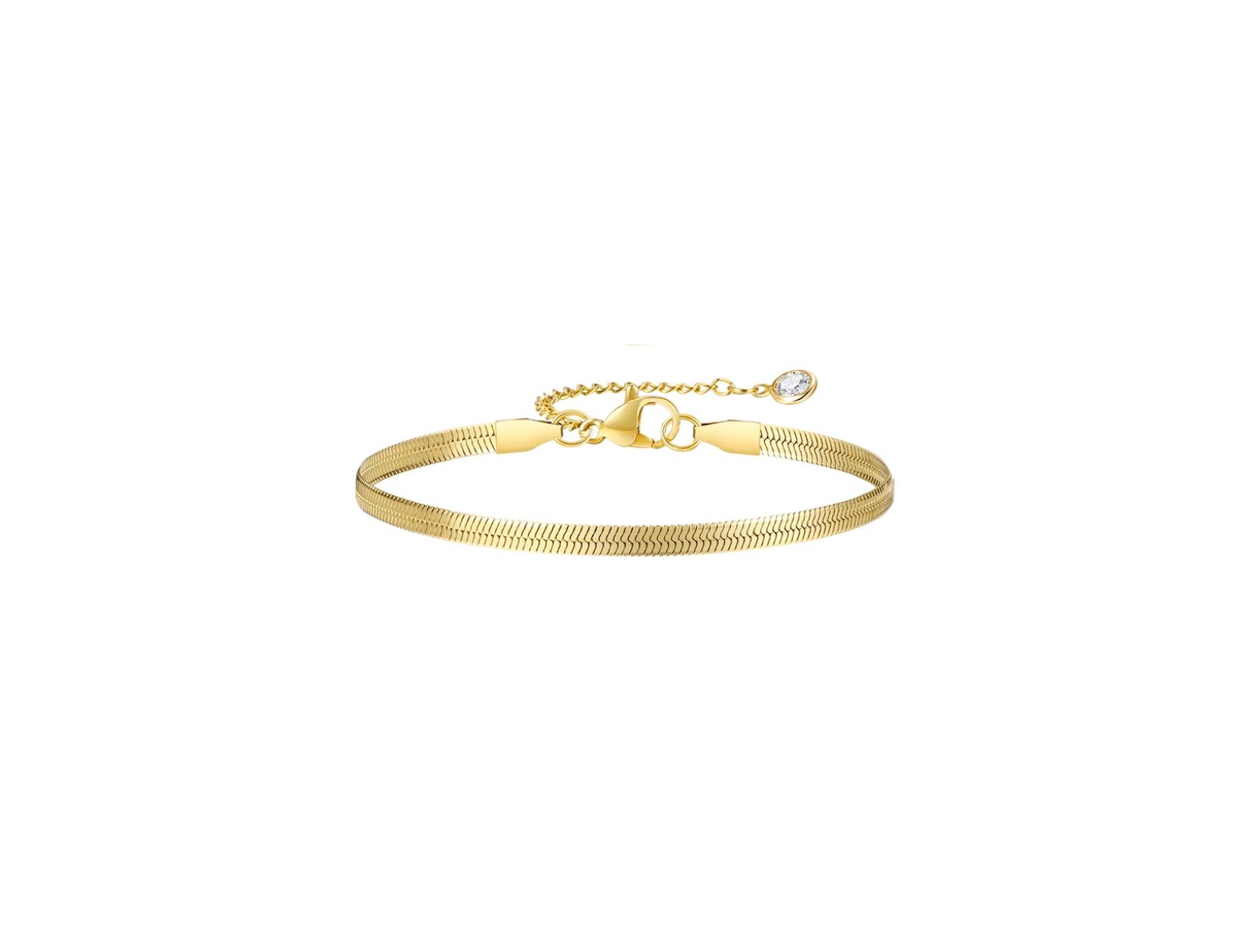 Chic Adjustable Gold Snake Chain Bracelet