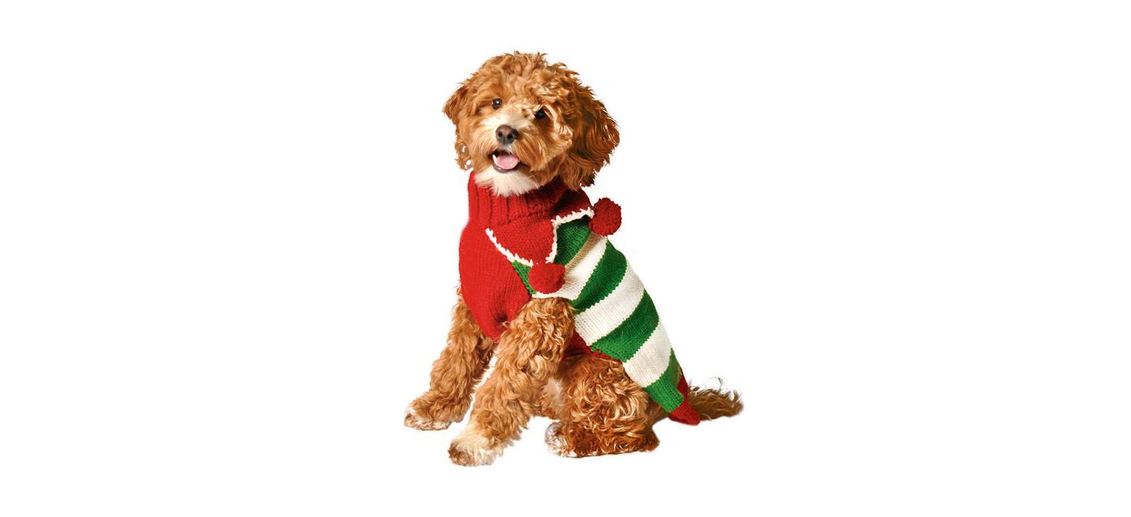 Chilly Dog праздничный свитер для собак Christmas Elf