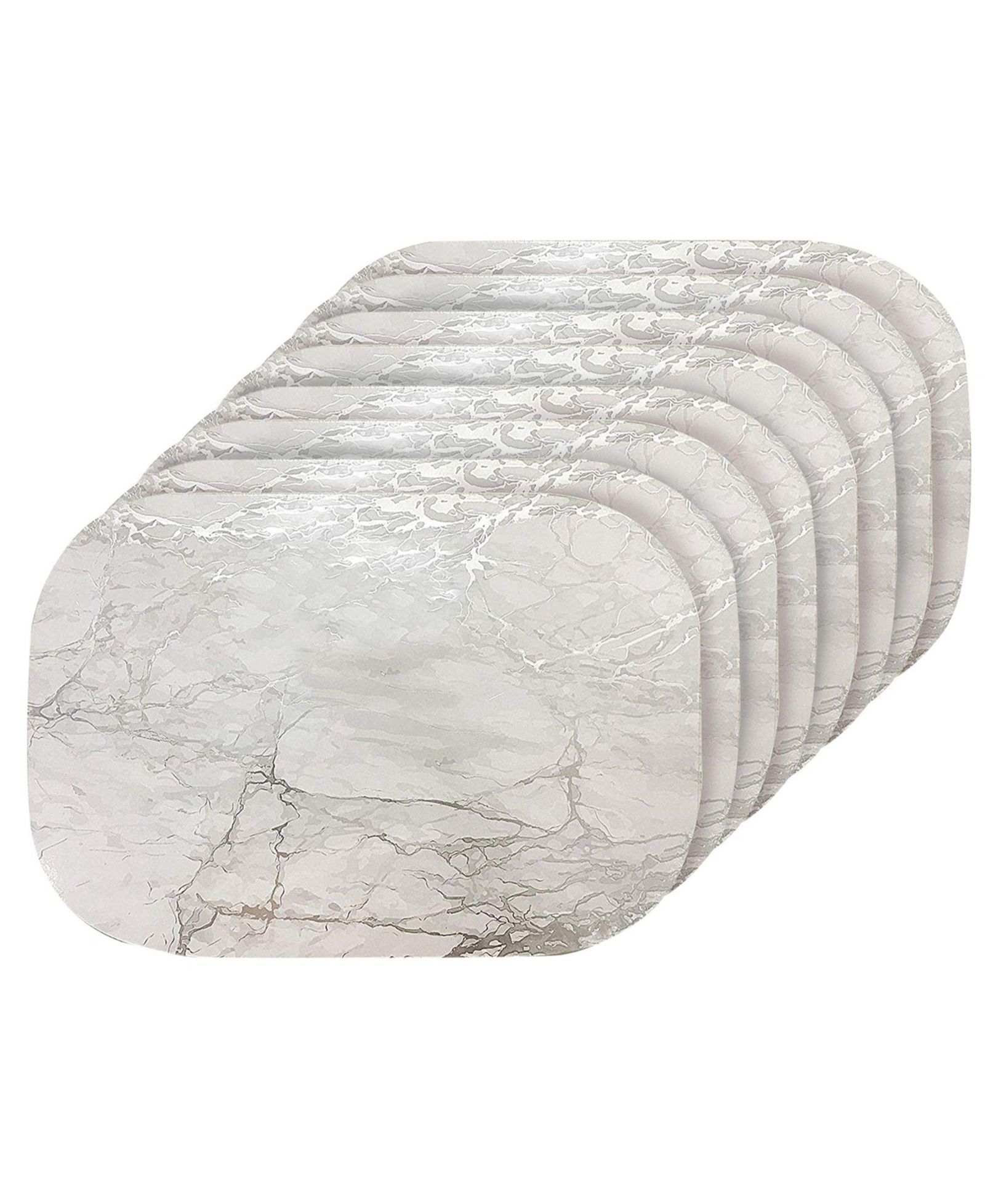 Подставки под тарелки Dainty Home Marble Cork, набор из 8 шт., 12" x 18"