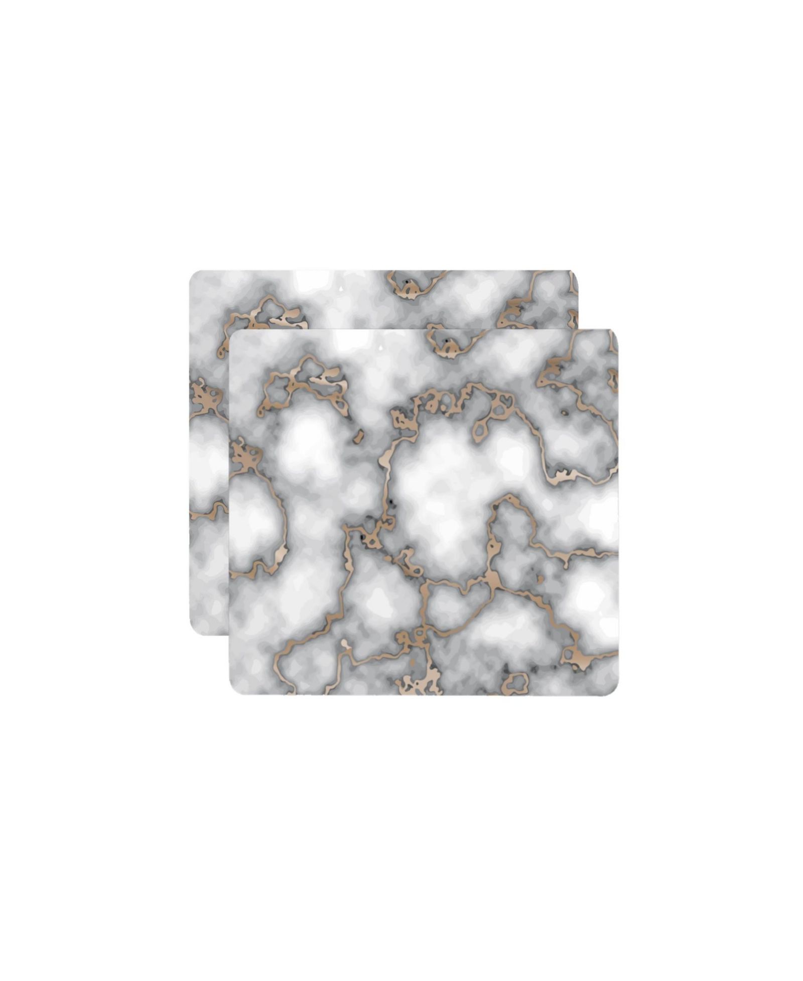 Подставки для стола Dainty Home Marble Cork, набор из 2 шт., 15" x 15"