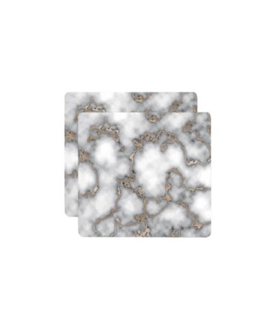 Подставки для стола Dainty Home Marble Cork, набор из 2 шт., 15" x 15"