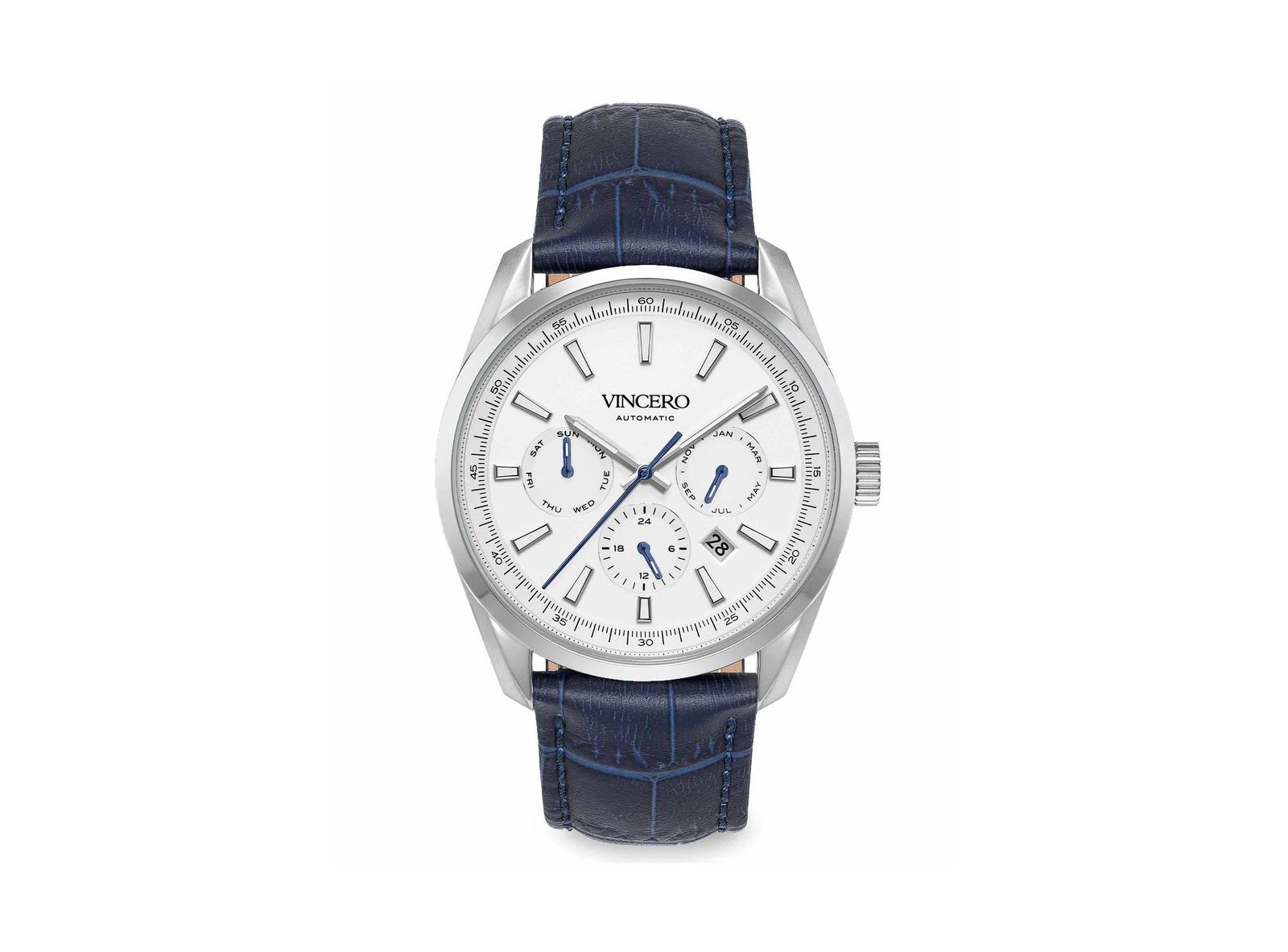 Vincero Men's Reserve Automatic Watch with Miyota 9100 and H-Shaped Bracelet