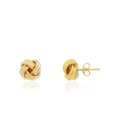 Серьги-гвоздики The Lovery Polished Rope Knot, 14K Gold