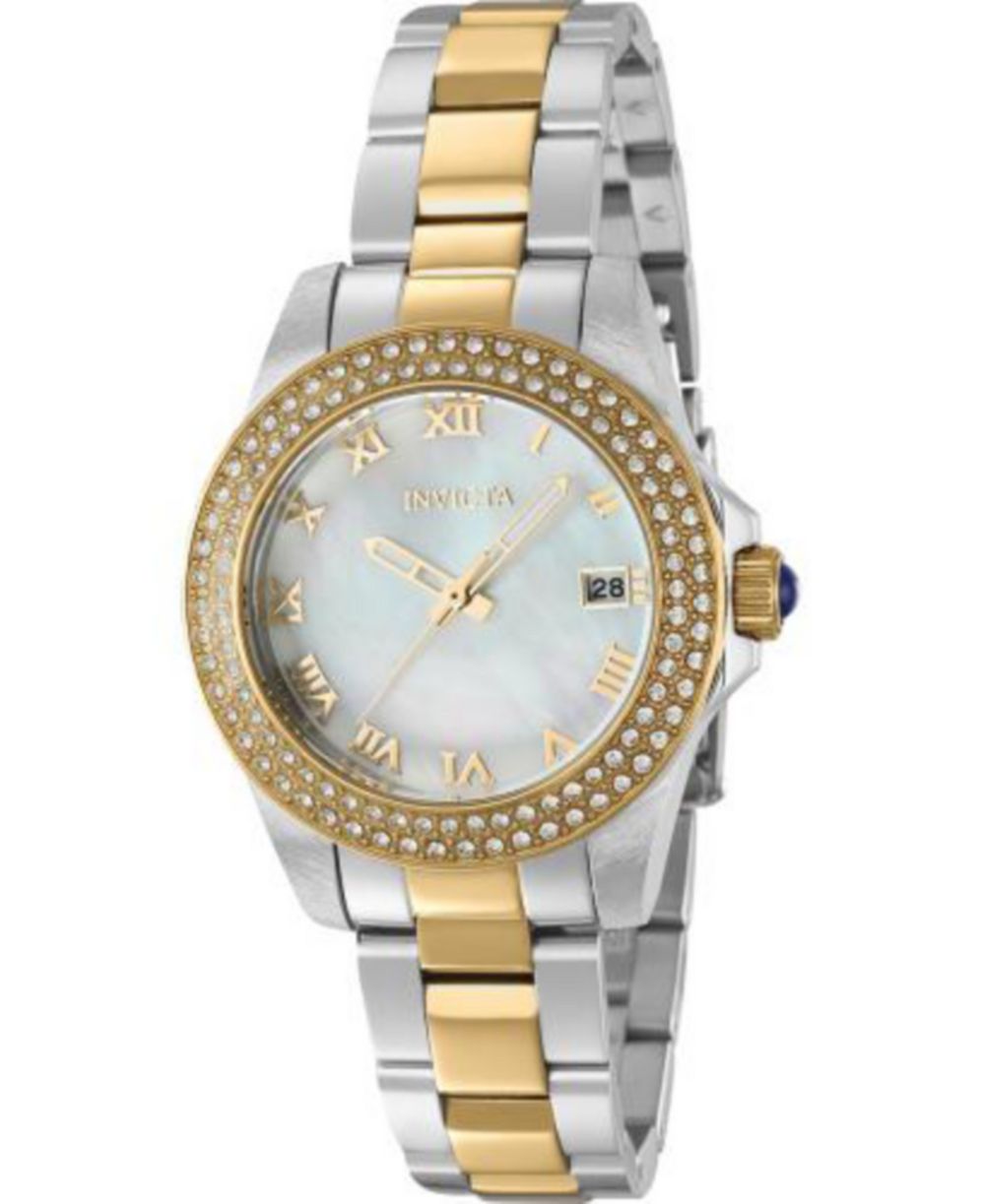 Женские часы Invicta 36075 Angel Quartz с белым циферблатом