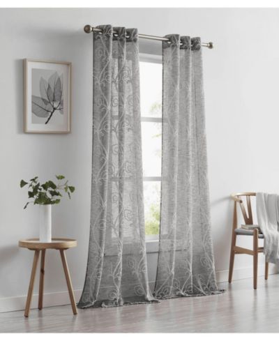 Комплект штор Dainty Home Stella Linen Look, 76" W x 63" L