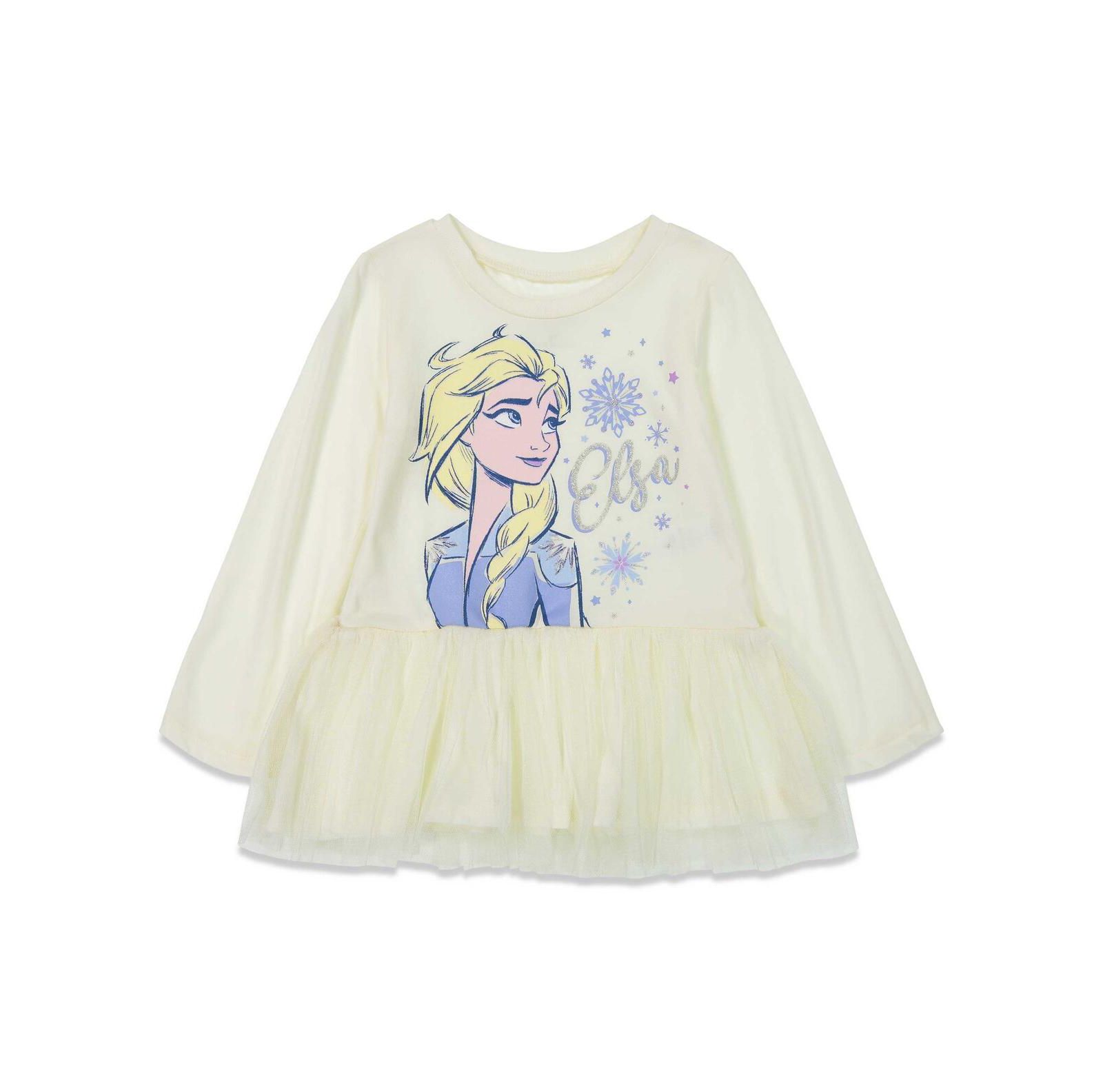 Комплект из футболки с пеплумом и леггинсов Frozen для девочек