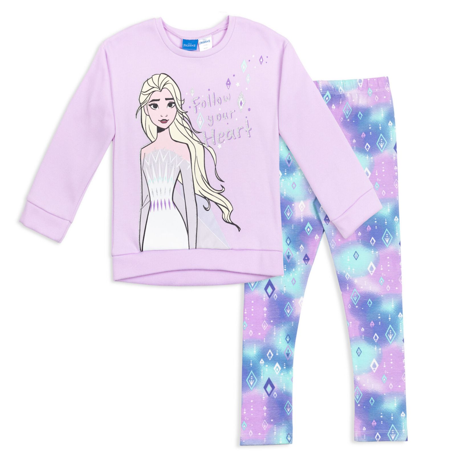 Frozen Girls' 2-Piece Sweatshirt and Leggings Set