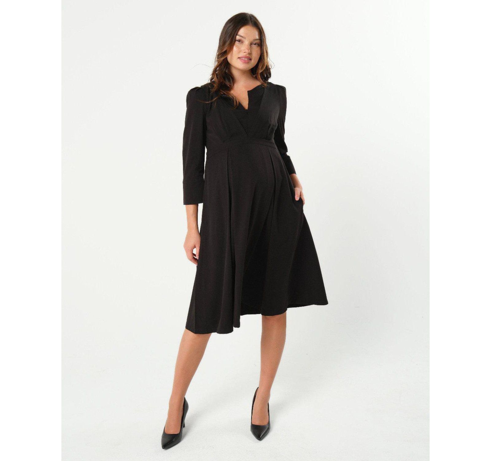 Платье MARION Maternity Empire Waist Nursing Midi Tea TENCEL