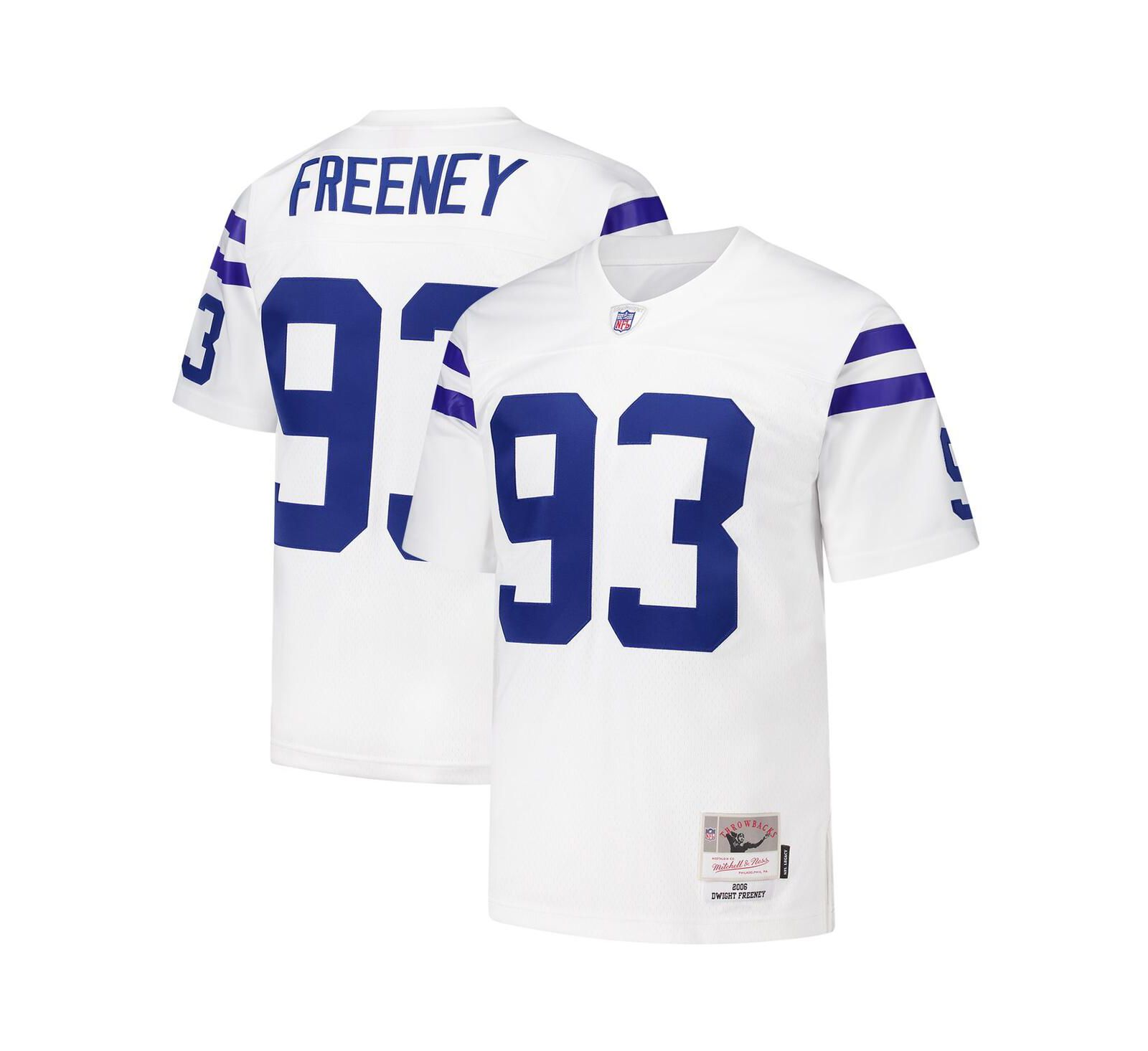Мужская реплика джерси Mitchell & Ness Dwight Freeney White Indianapolis Colts 2006 Legacy