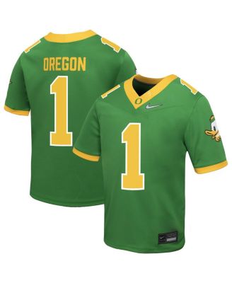 Детская джерси Nike Oregon Ducks Vapor Fusion Alternate, зеленый цвет