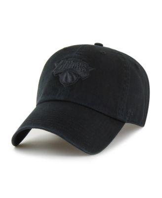 '47 Brand Мужская черная кепка New York Knicks Clean Up Adjustable