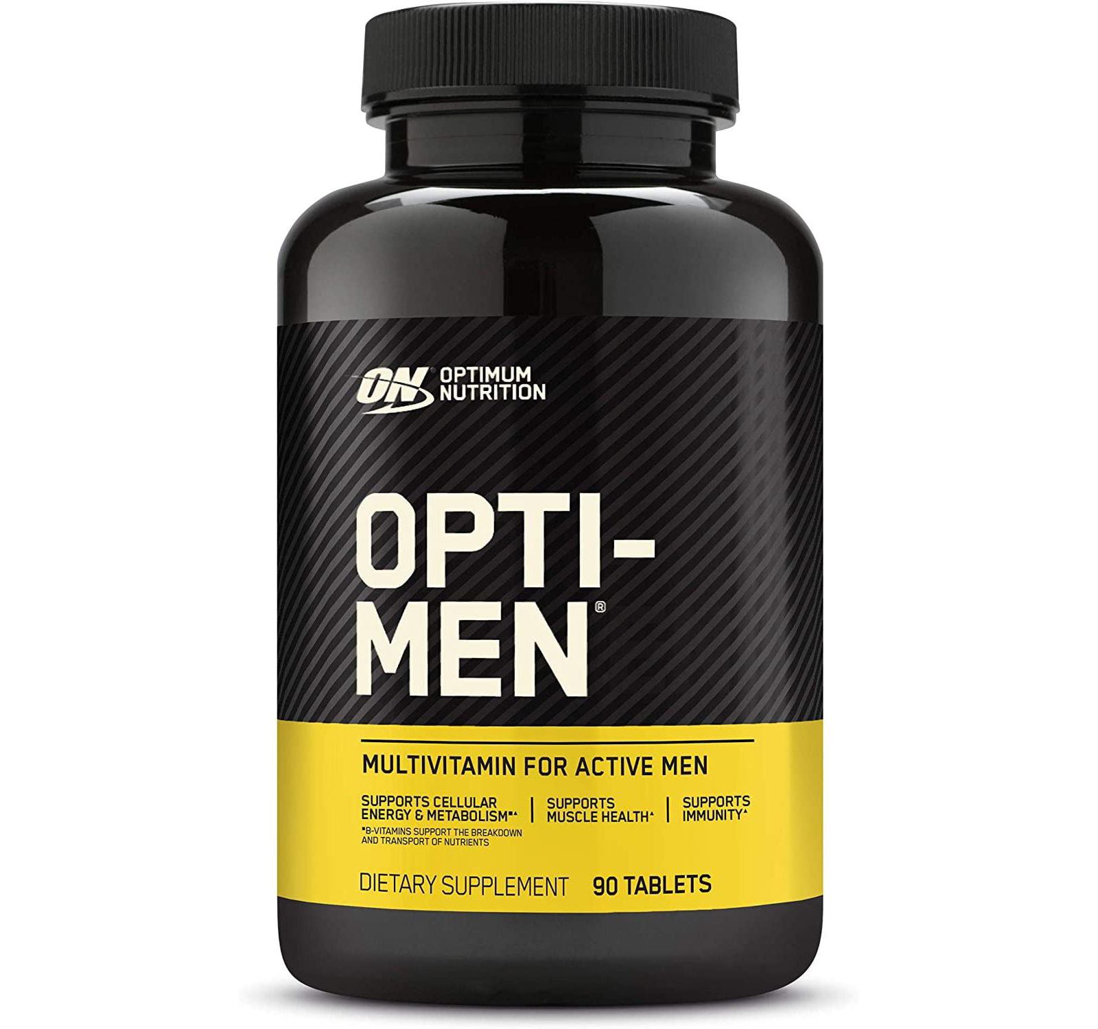 Optimum Nutrition Opti-Men, витамин C, цинк и витамины D, E, B12 для поддержки иммунитета, мужские ежедневные мультивитамины, 90 шт.