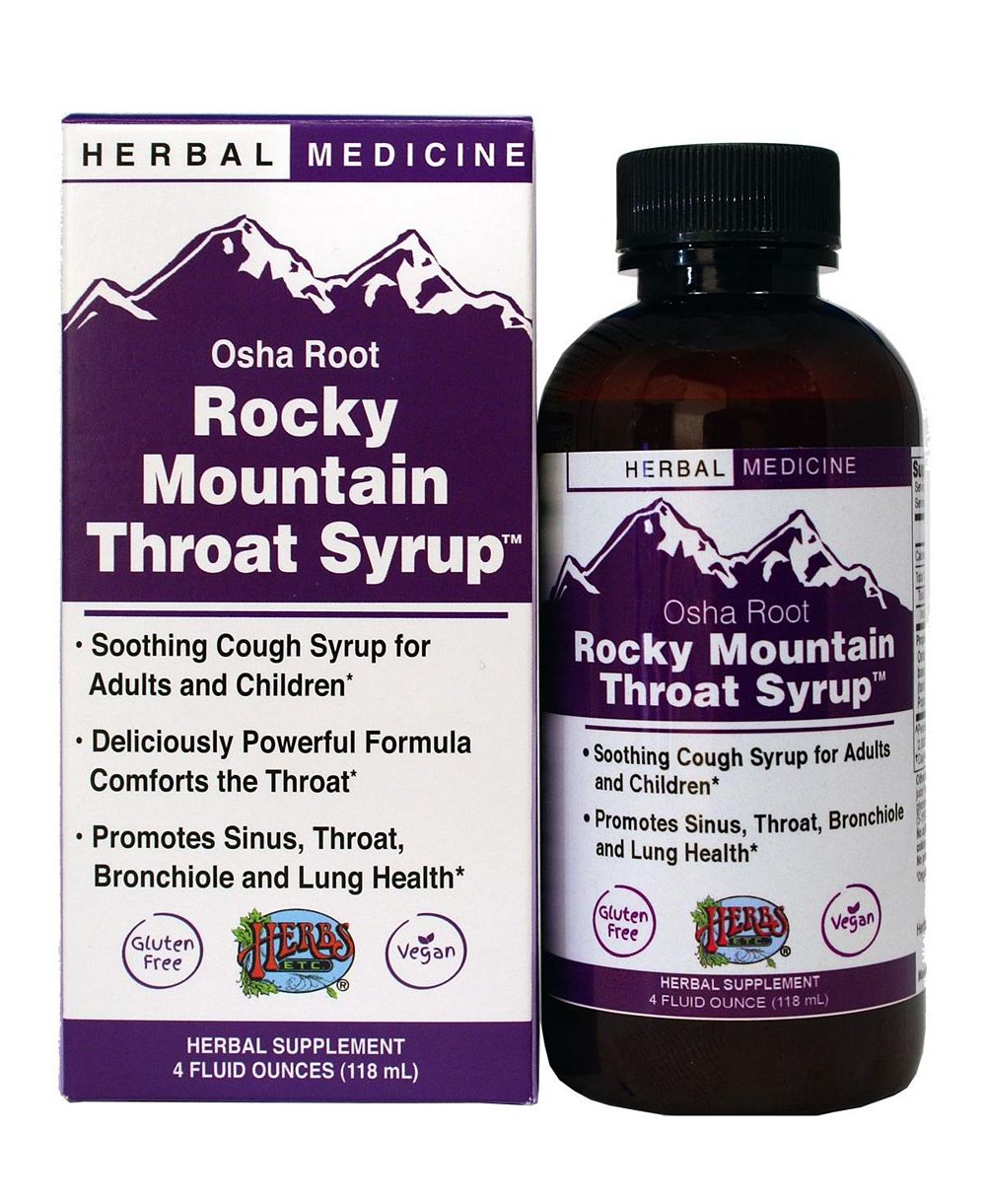 Trace Minerals сироп для горла Rocky Mountain