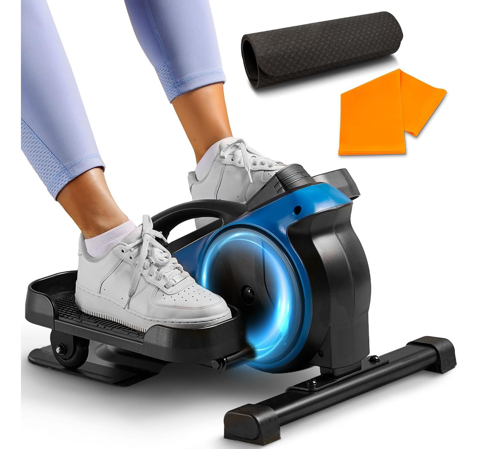 Lifepro Under Desk Elliptical Exercise Machine – Quiet Seated Pedal Exerciser with 8 Resistance Levels for Home or Office
