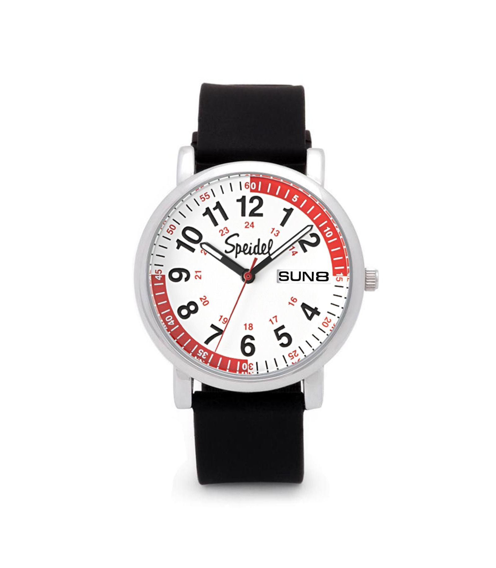 Speidel Scrub 30 Version 2 Pulsometer Watch in Black