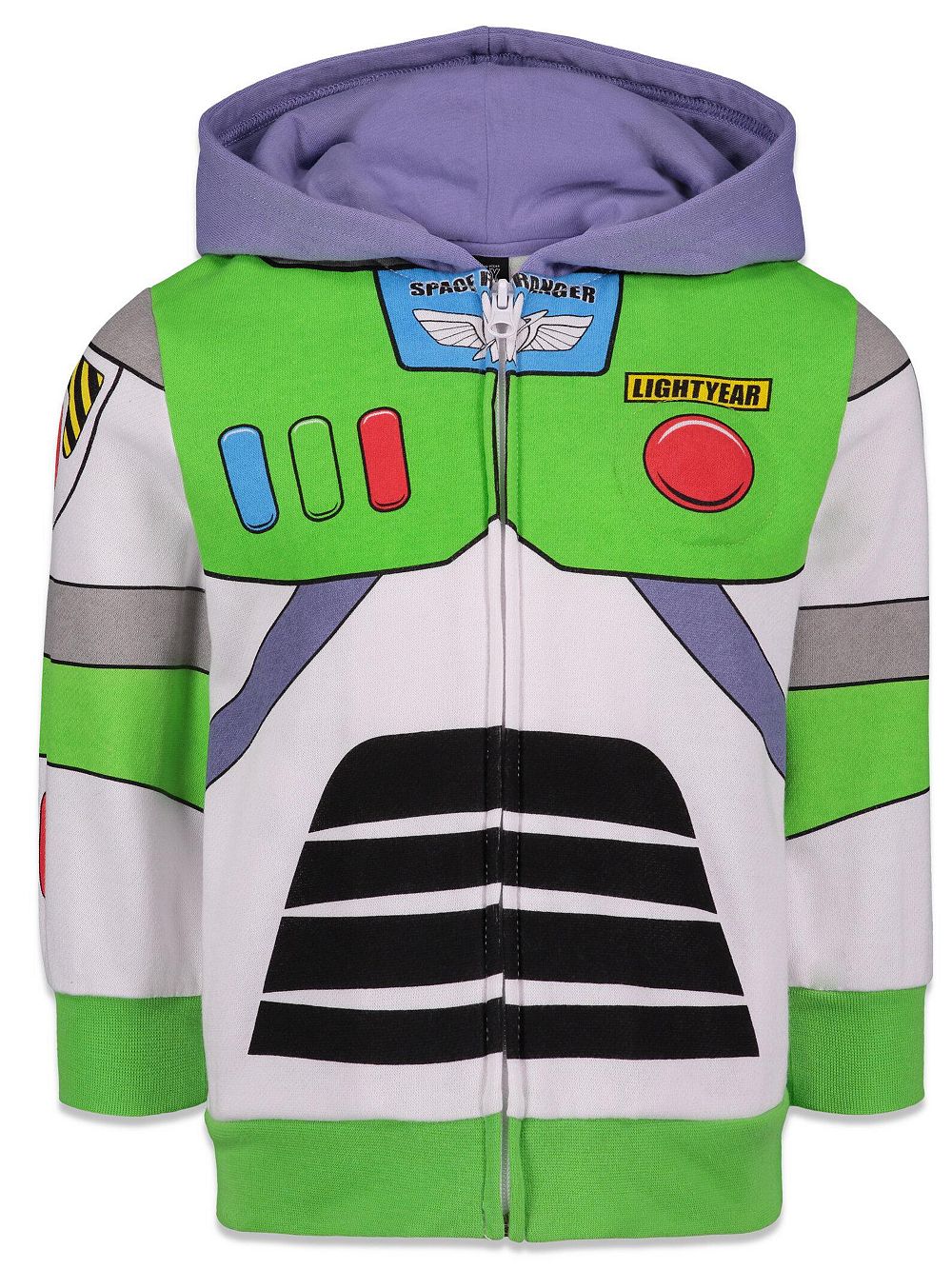 Детский флисовый худи Disney Pixar Toy Story с молнией и капюшоном