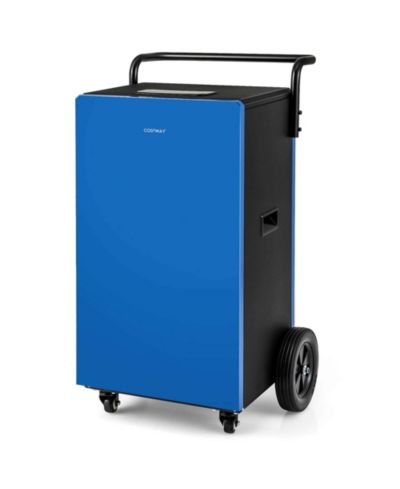 Costway коммерческий осушитель воздуха 215 Pints с шлангом для слива и таймером 24H, переносная ручка