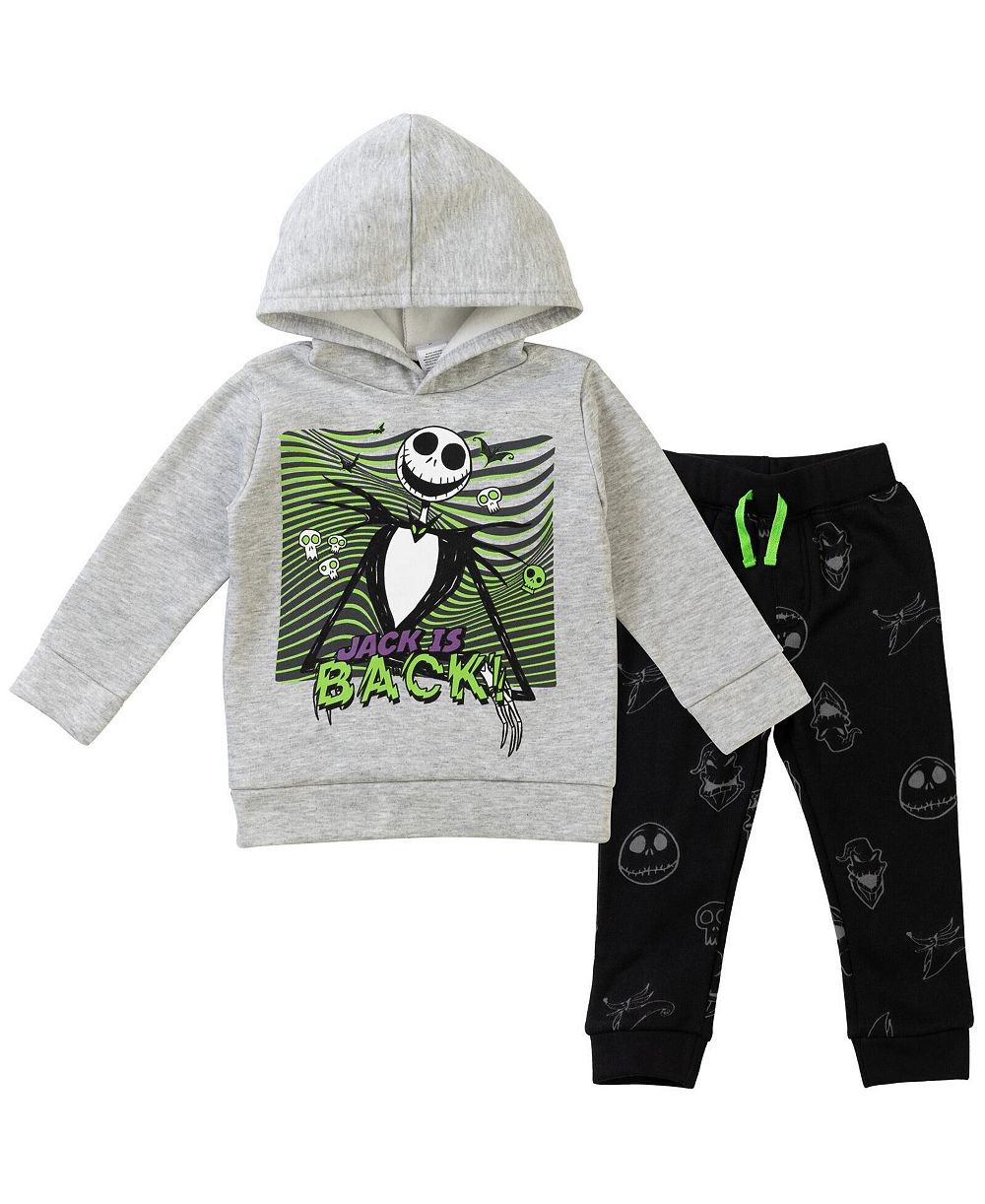 Nightmare Before Christmas Boys(6-20) Disney Fleece Hoodie and Pants Outfit Set