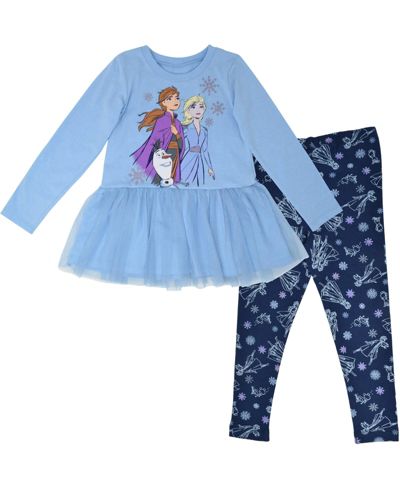 Frozen Детский комплект: футболка пепелум и леггинсы