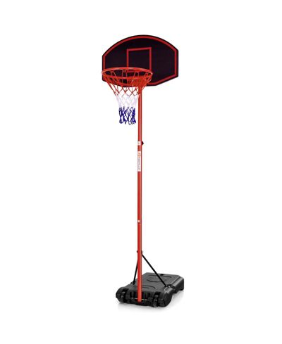 Adjustable Basketball Hoop System Stand Portable with 2 Wheels Fillable Base