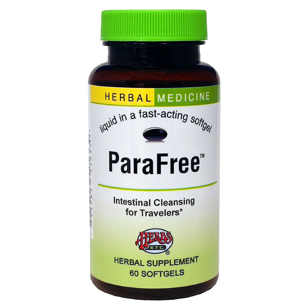 Капсулы Trace Minerals Herbs Etc ParaFree 60 ct