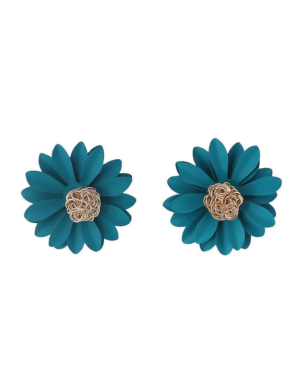Серьги-гвоздики SOHI Women's Sunflower Stud Earrings