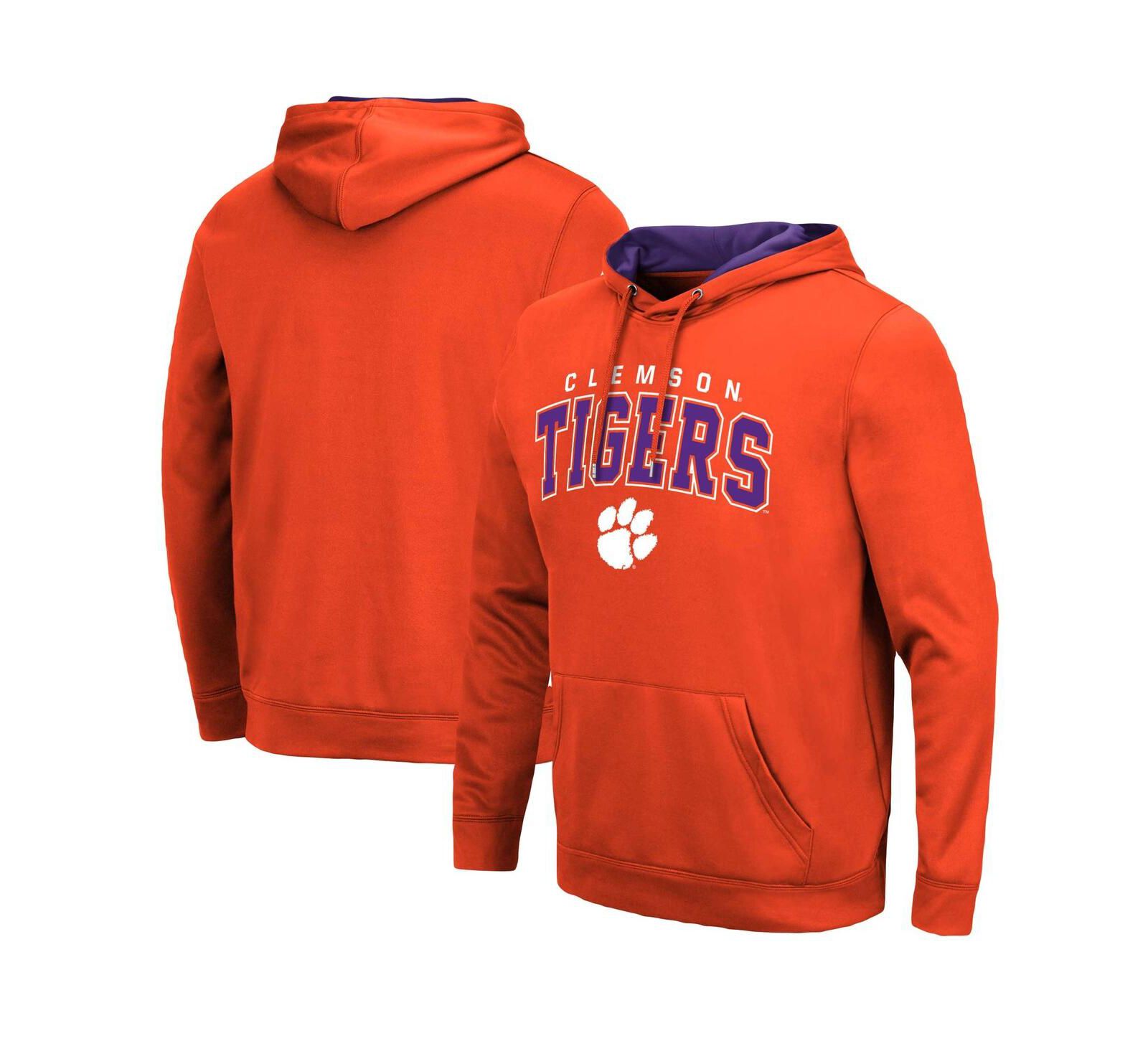 Colosseum Men's Clemson Tigers Resistance Pullover Hoodie