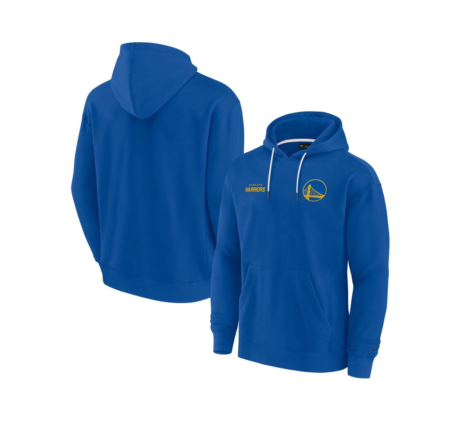 Мужская и женская худи Fanatics Royal Golden State Warriors Elements Super Soft Fleece Pullover