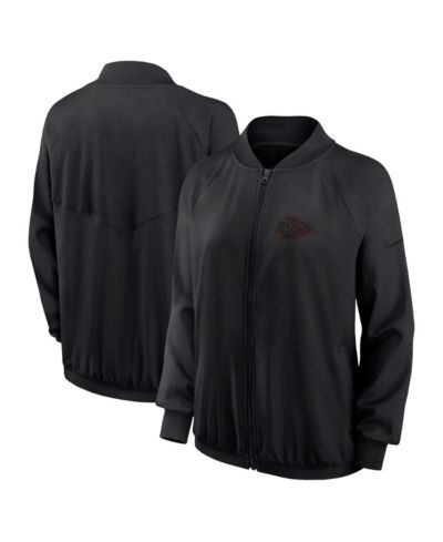 Женская куртка Nike Black Kansas City Chiefs Raglan Full-Zip