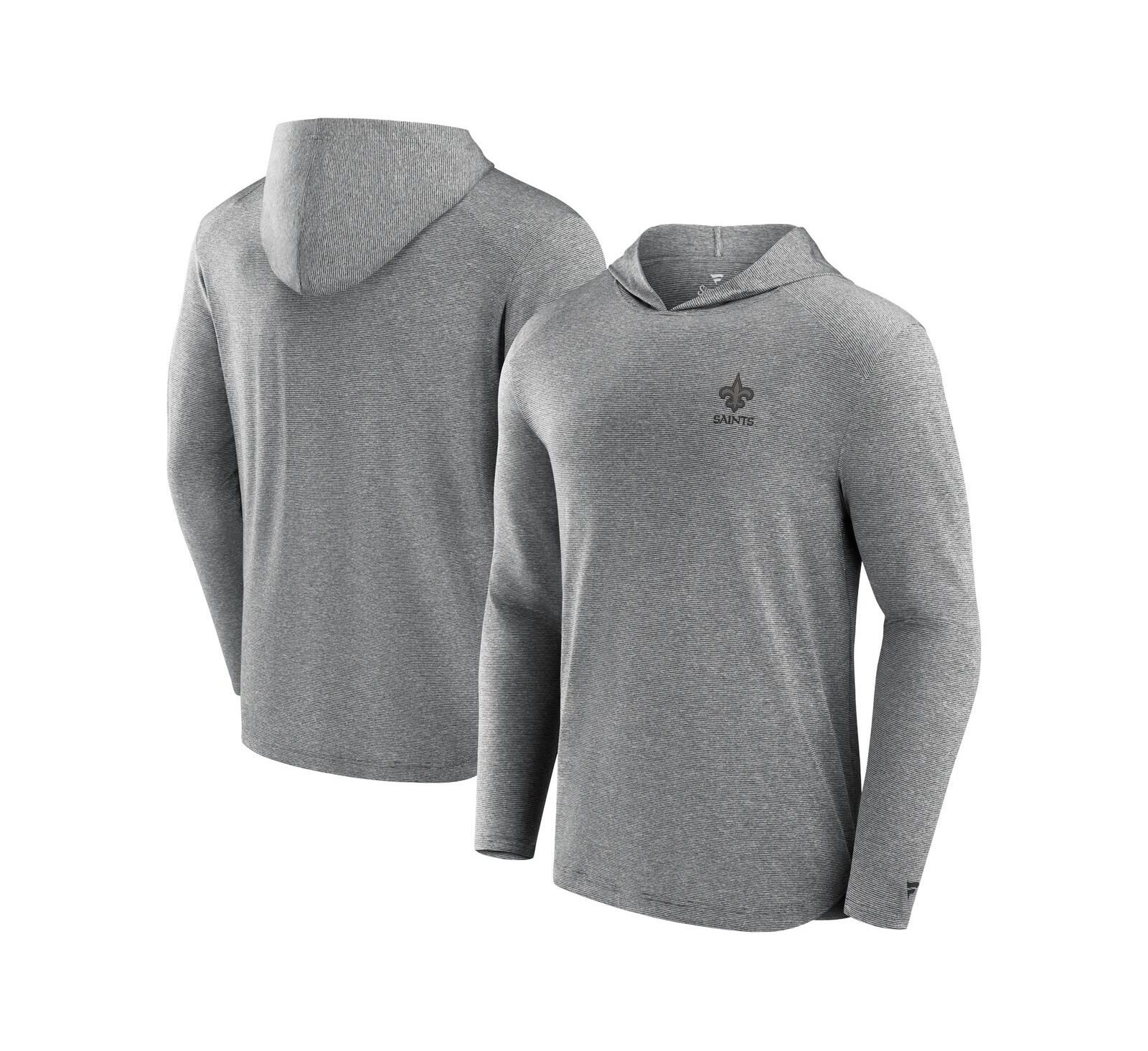 Мужская футболка-худи Fanatics Black New Orleans Saints Front Office Tech Lightweight