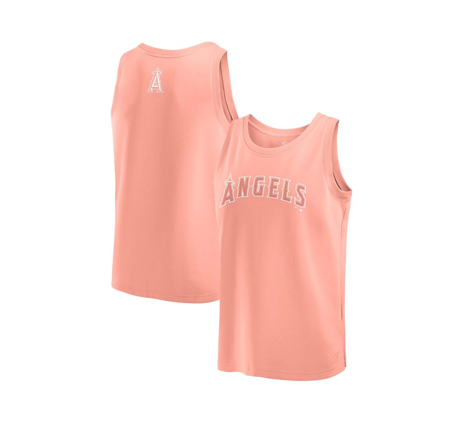 Майка Fanatics Men's Coral Los Angeles Angels Elements Tank Top