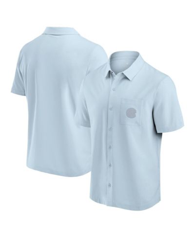 Мужская рубашка Fanatics Chicago Cubs Front Office Button-Up, Light Blue