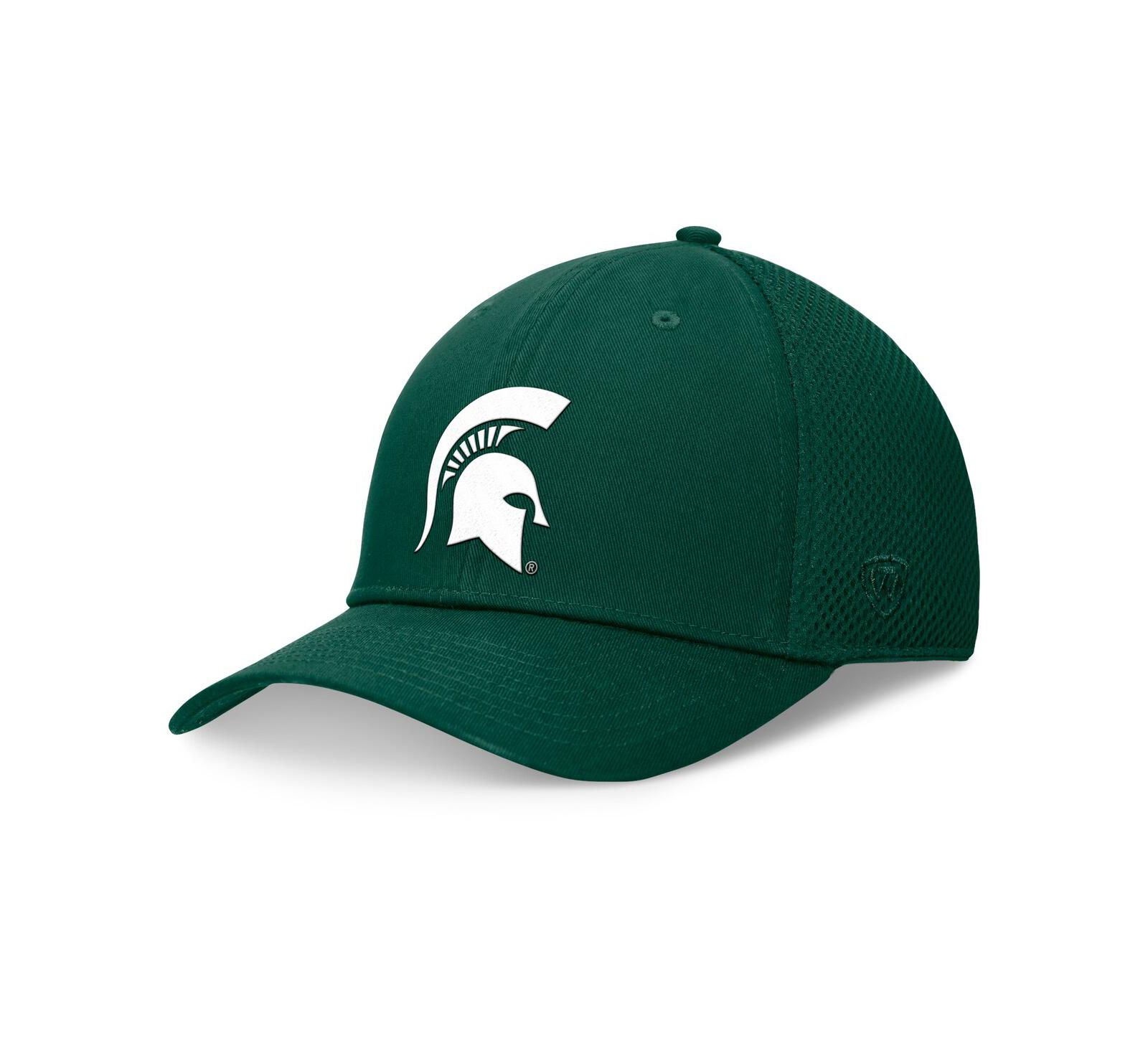 Top of the World Men's Green Michigan State Spartans Spacer Flex Hat