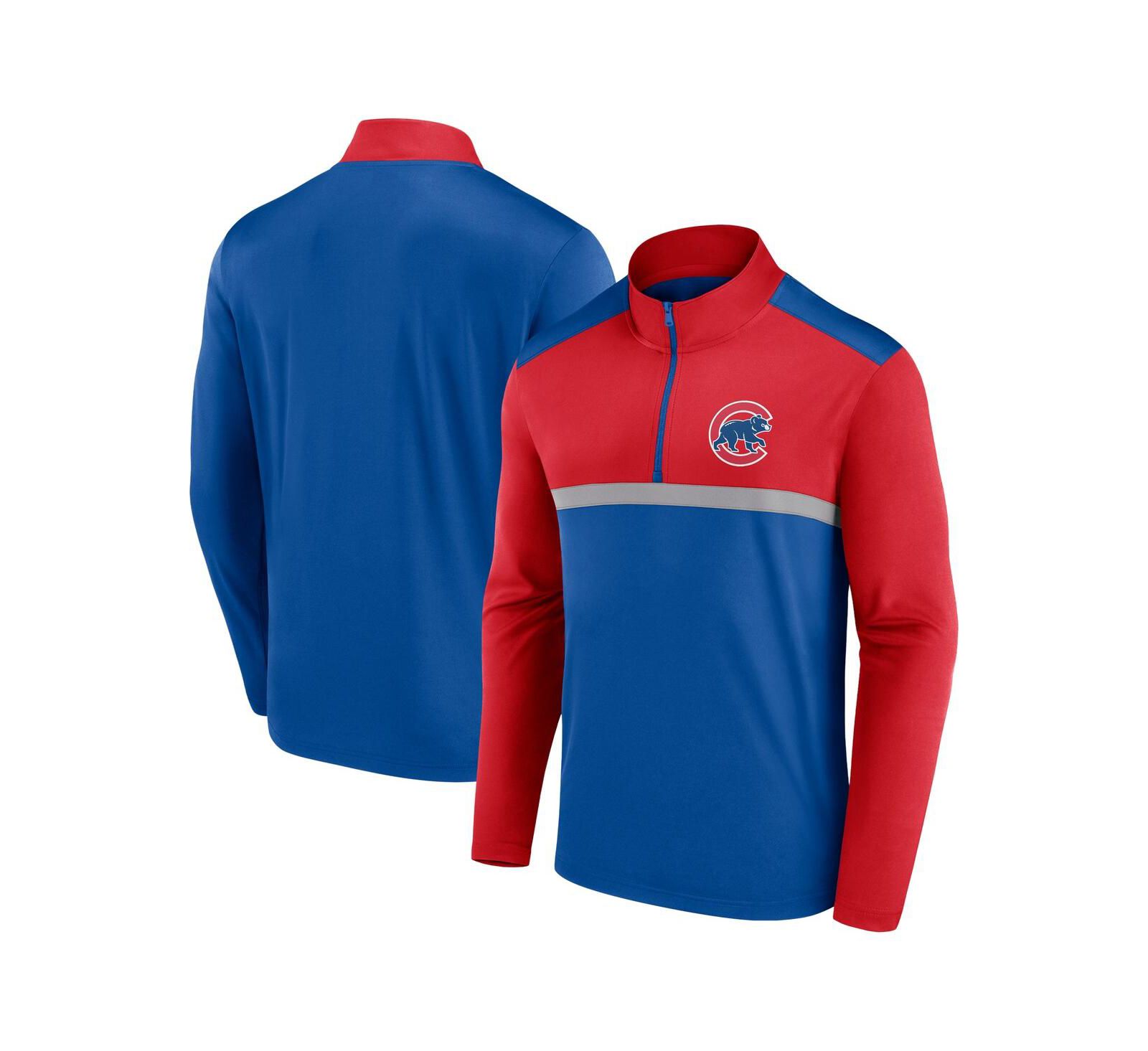 Мужской джемпер Fanatics Royal Chicago Cubs Unstoppable Quarter-Zip Top