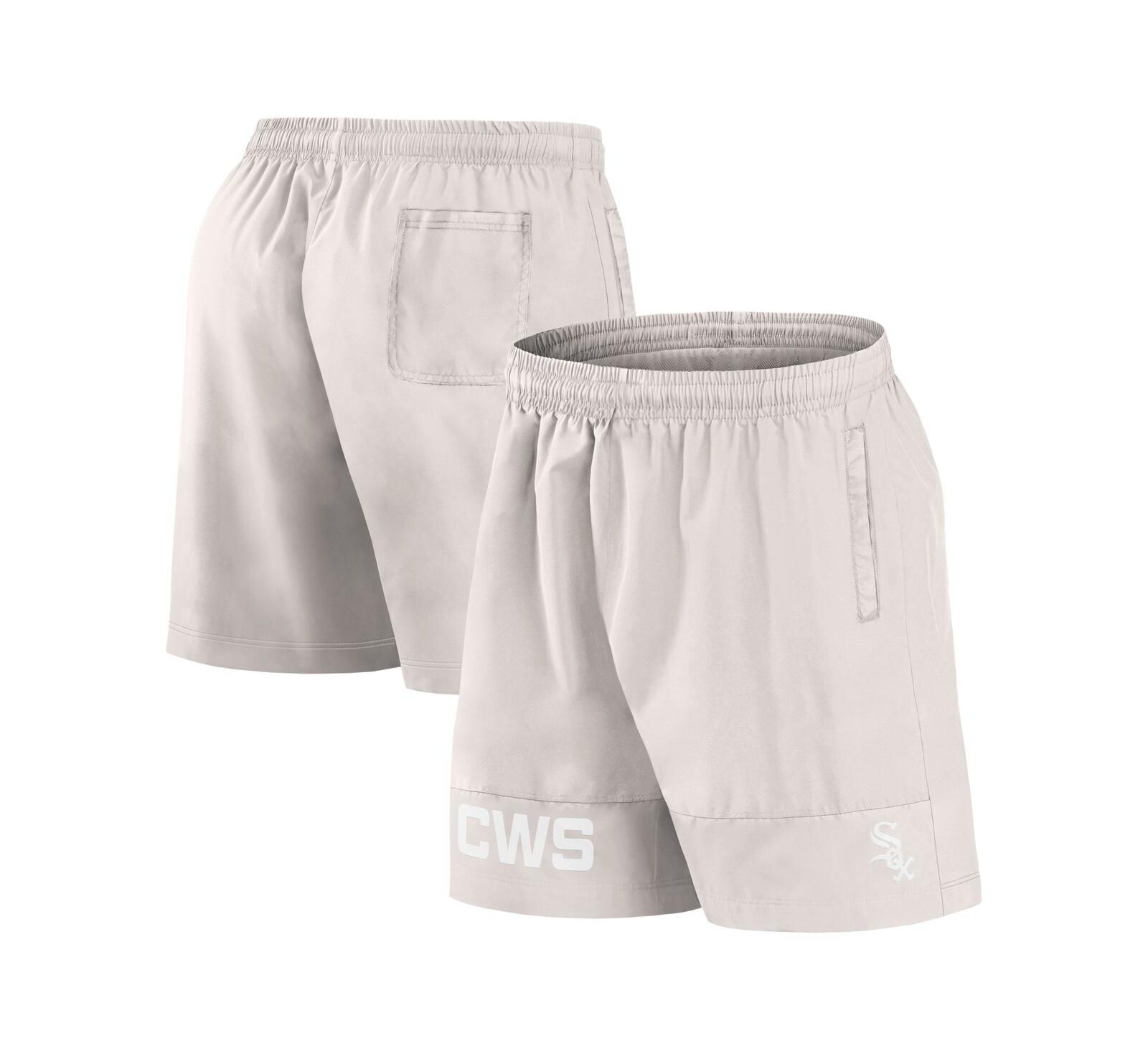 Fanatics Men's Cream Chicago White Sox Elements Swim Shorts
