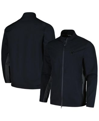 Мужская ветровка LevelWear Milwaukee Bucks Black Full-Zip Jacket